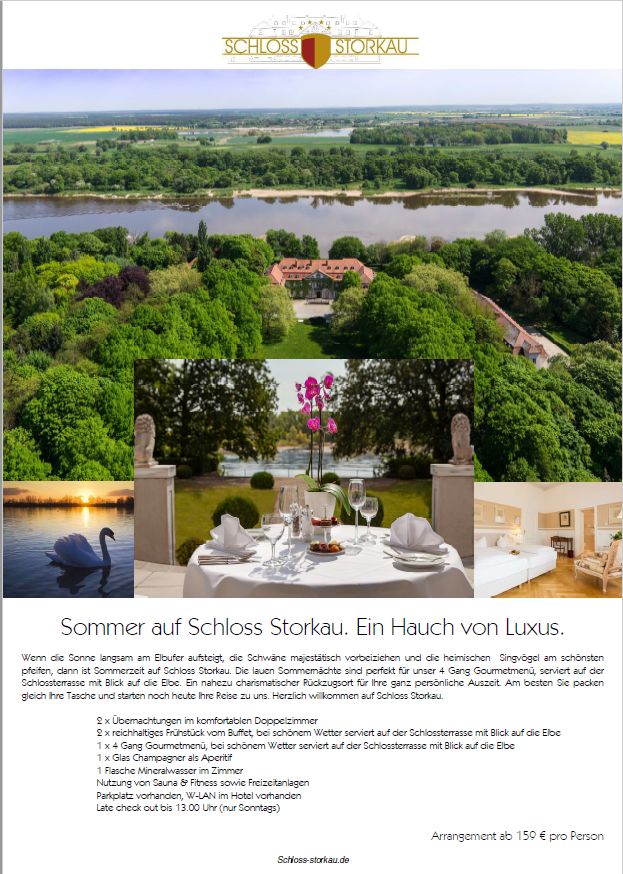 SOMMERNÄCHTE AN DER ELBE. EIN HAUCH VON LUXUS.