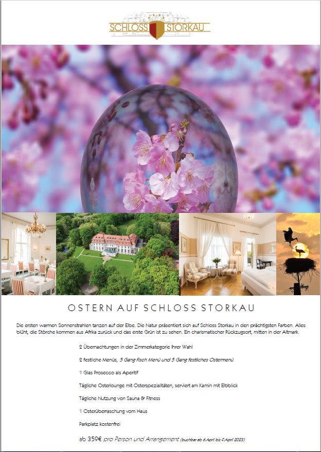 OSTERN AUF SCHLOSS STORKAU.