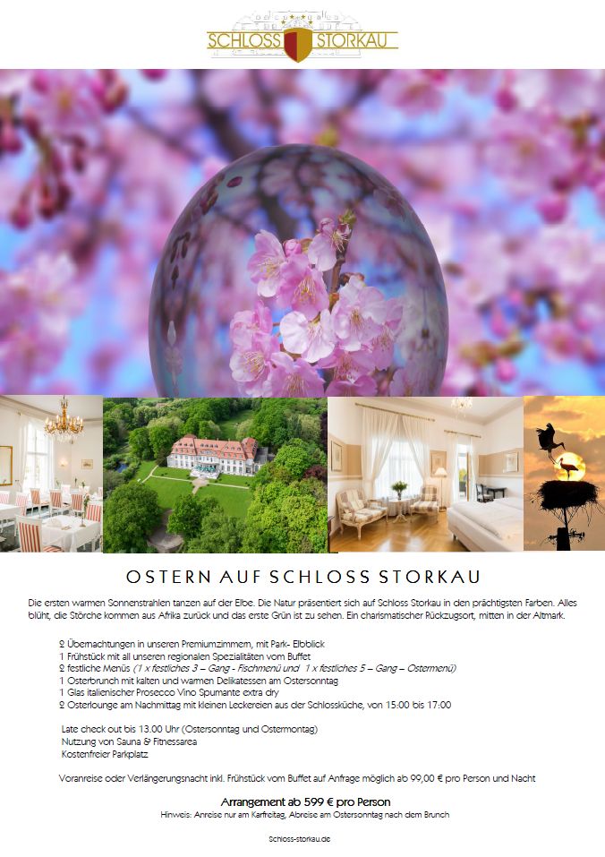 OSTERN AUF SCHLOSS STORKAU.