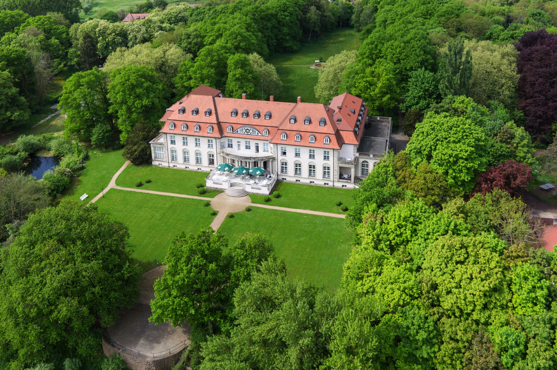 Hotel Schloss Storkau - Luftbild